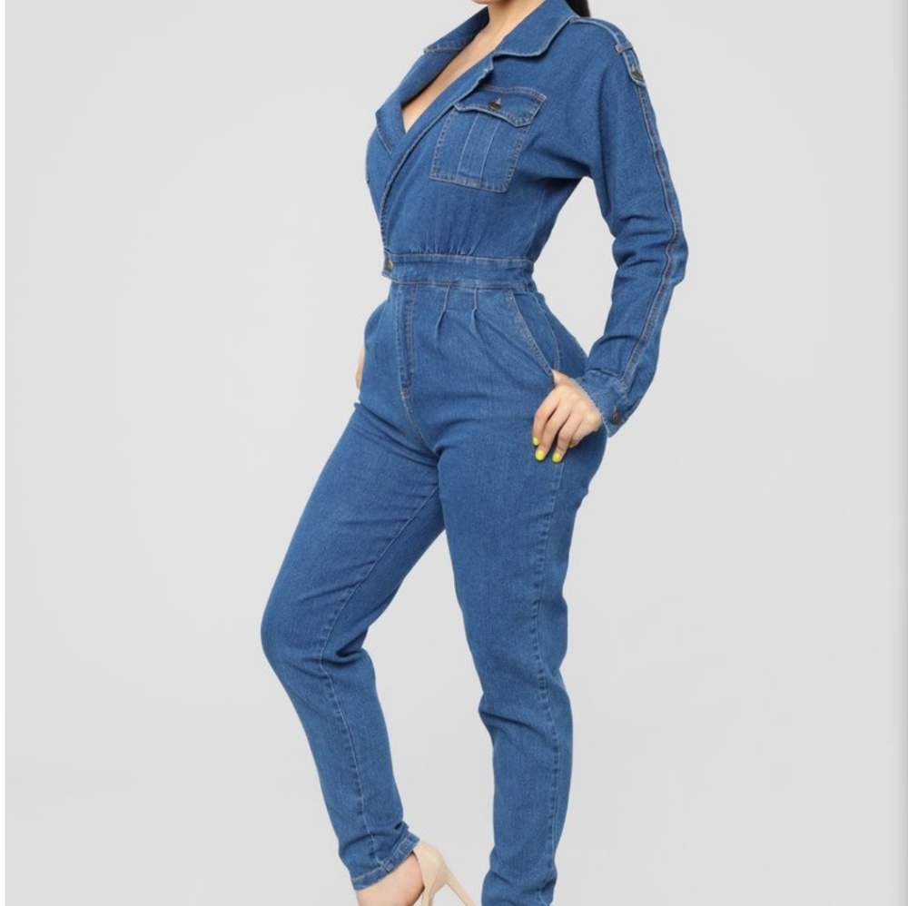 Denim jumpsuit